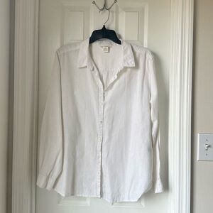 H&M Crisp White Collared Shirt